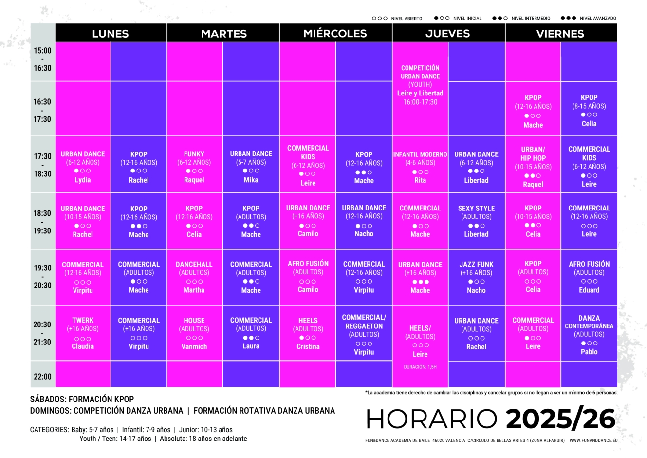 Horario